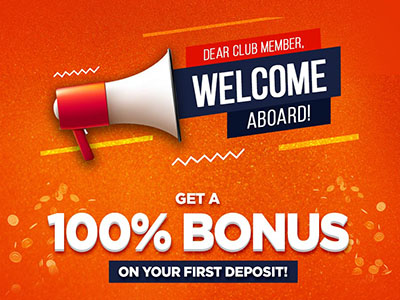 100% First Deposit Bonus